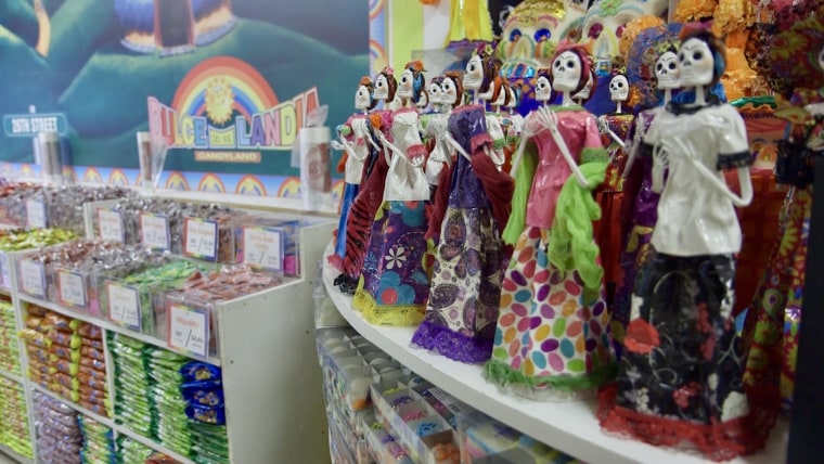 Aisles of Mexican candy are found at Dulcelandia in Little Village, Chicago