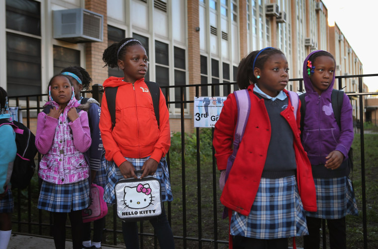 Image: Chicago Students Head Back To School After Deal On Strike Reached