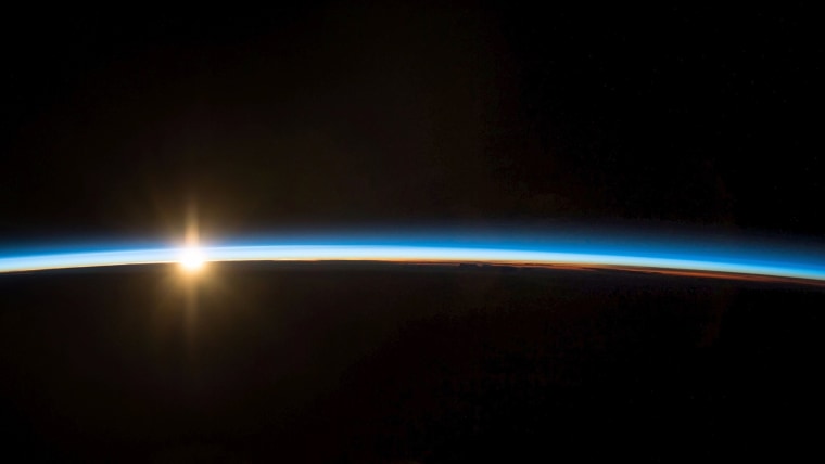 Image: Sunrise from International Space Station