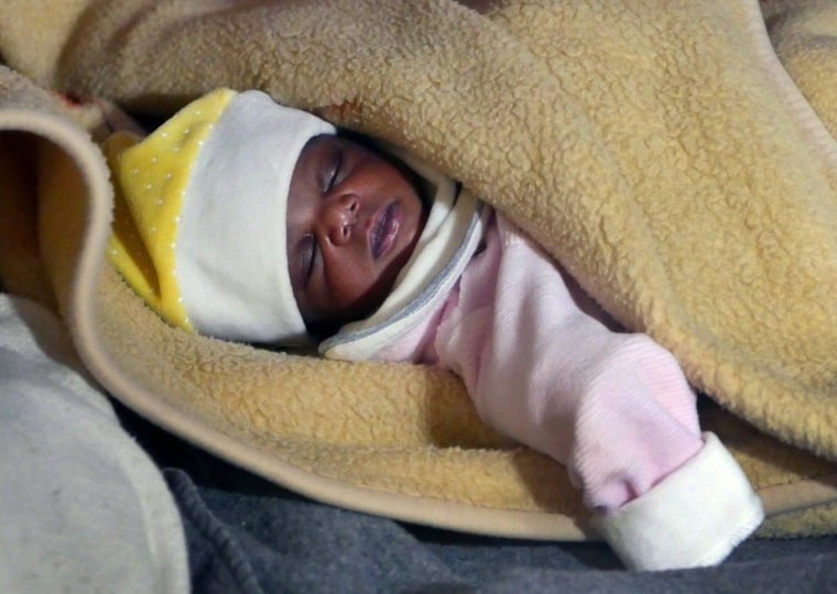 Image: Rescued baby