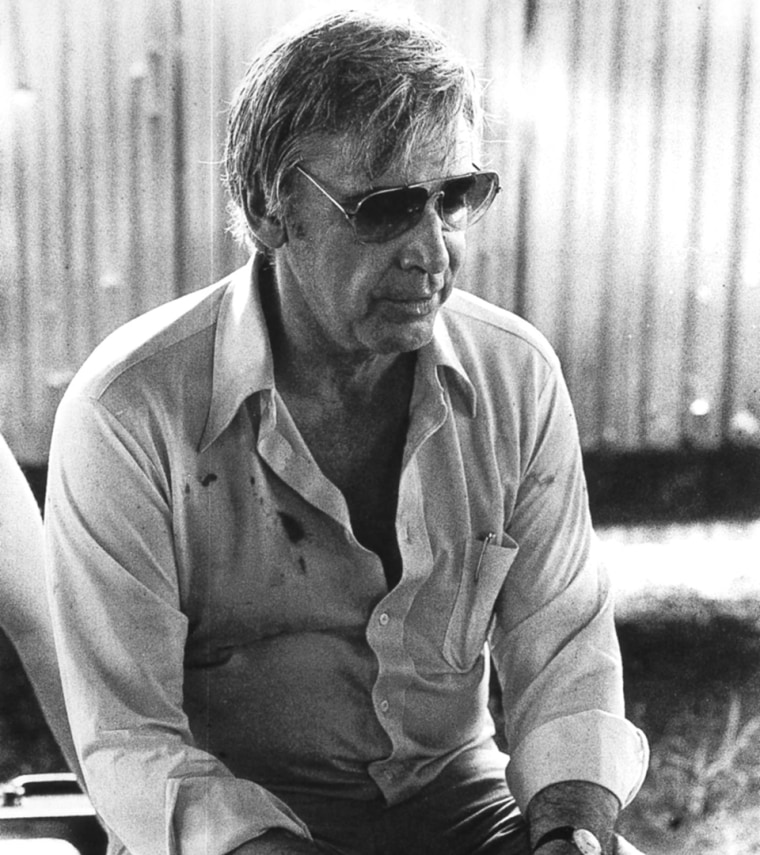 Rep. Leo Ryan of California, photographed after visiting Jonestown. A short time later, Jim Jones loyalists gunned him down in an ambush as he and his delegation were preparing to return to the U.S. 