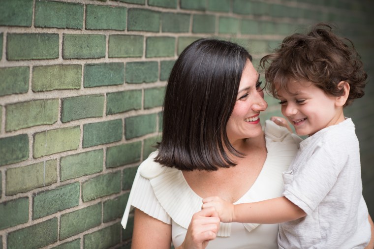 That moment when you've got a photo shoot scheduled for your author photo but then your babysitter calls in sick so you take your son with you... Lauren Brody, and the life of a working mom.