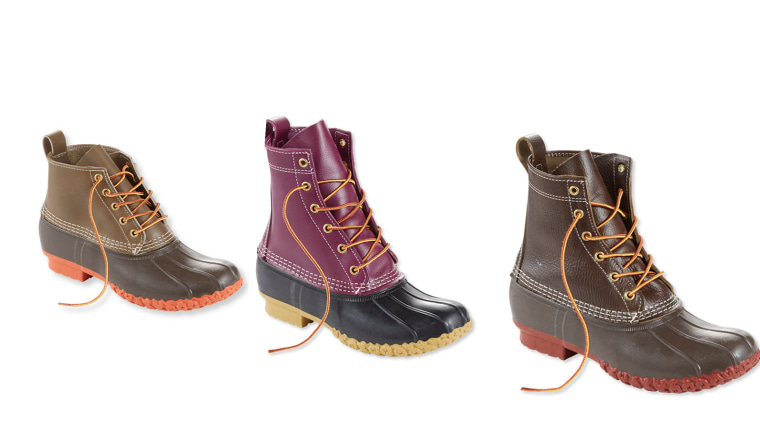 L.L. Bean new duck boot styles