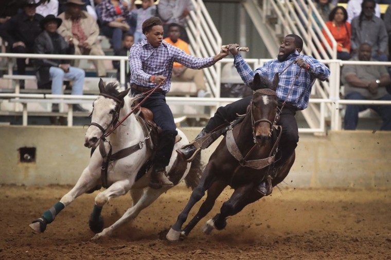 Image: Black Cowboys Compete At The Bill Pickett Invitational Rodeo In Memphis