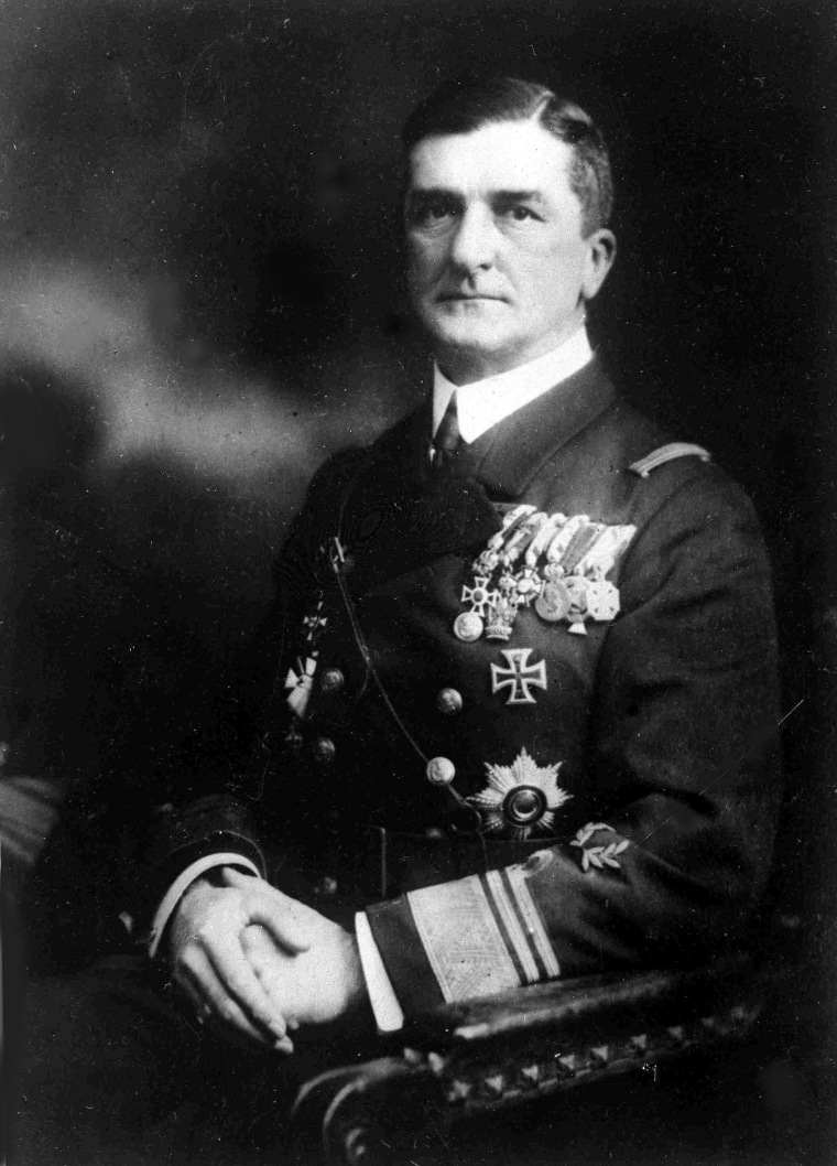 Image: Miklos Horthy, the regent and head of state of Hungary