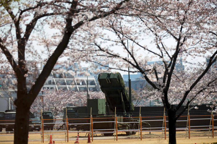 Image: A PAC-3 surface-to-air missile launcher unit