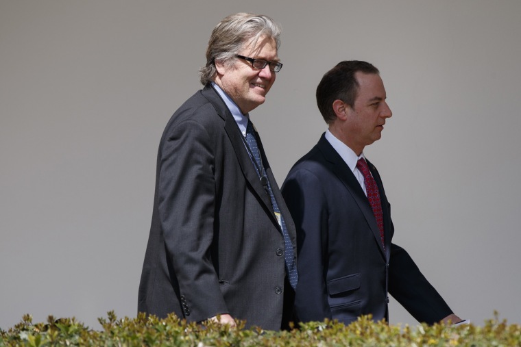 Image: Steve Bannon and Reince Priebus