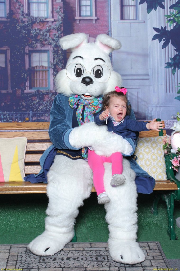 Kids scared of the Easter Bunny? Well, look at him!