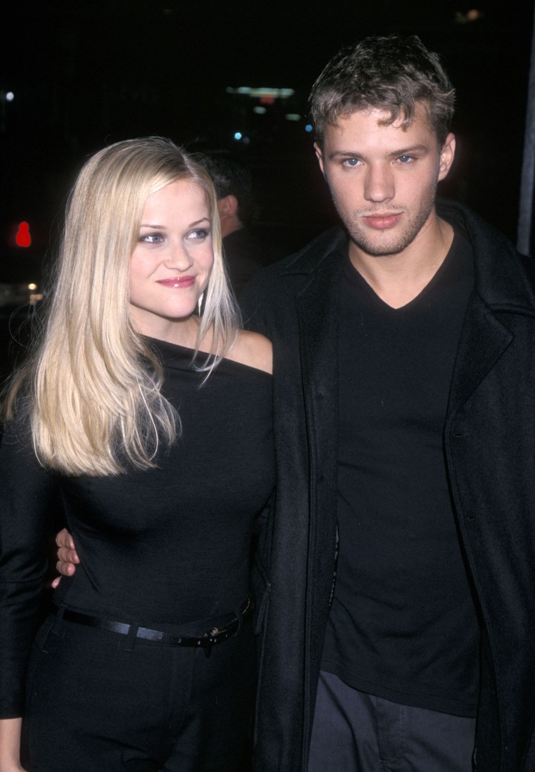 Reese Witherspoon attends a film premiere with Ryan Phillippe