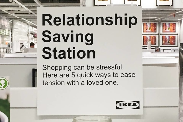 IKEA relationship saving station