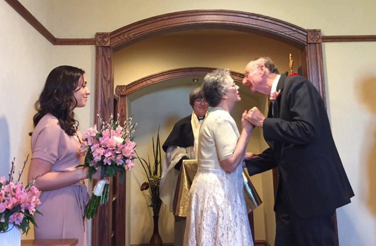 A pair of high school sweethearts who found each other after 64 years and decided to tie the knot.