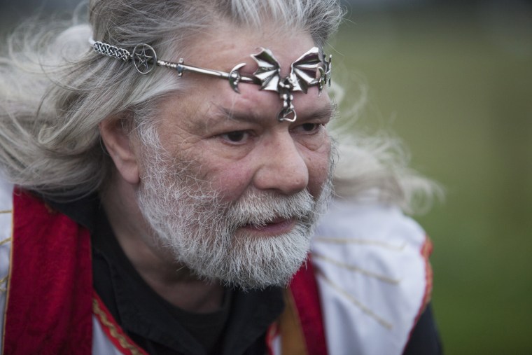 Image: King Arthur Uther Pendragon, the leader of the druids