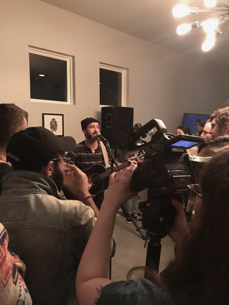 Image: James Mercer, lead singer of The Shins and co-founder of the Pasted App, plays an intimate show at the SXSW Conference