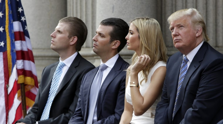 Image: The Trump family