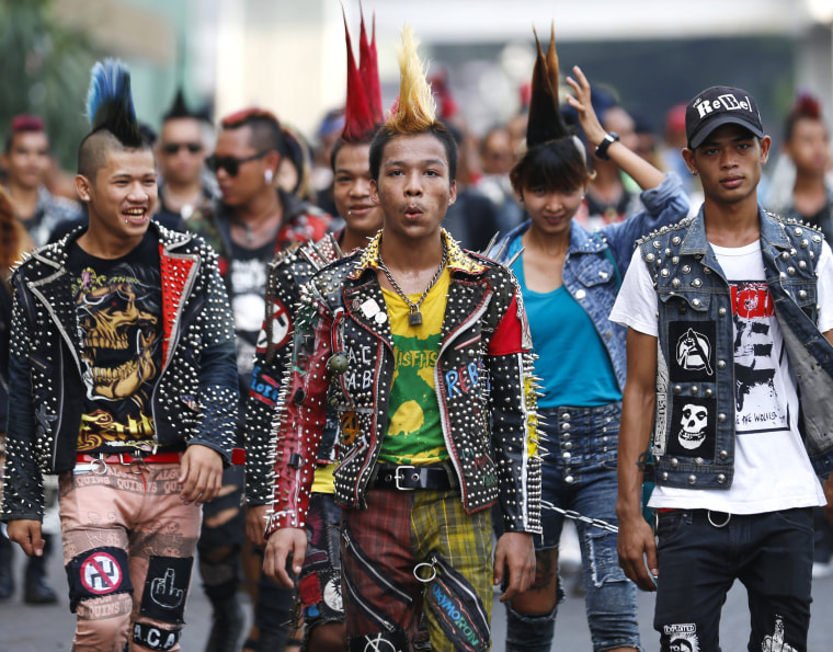 Image: Myanmar punks celebration ahead of Thingyan water festival
