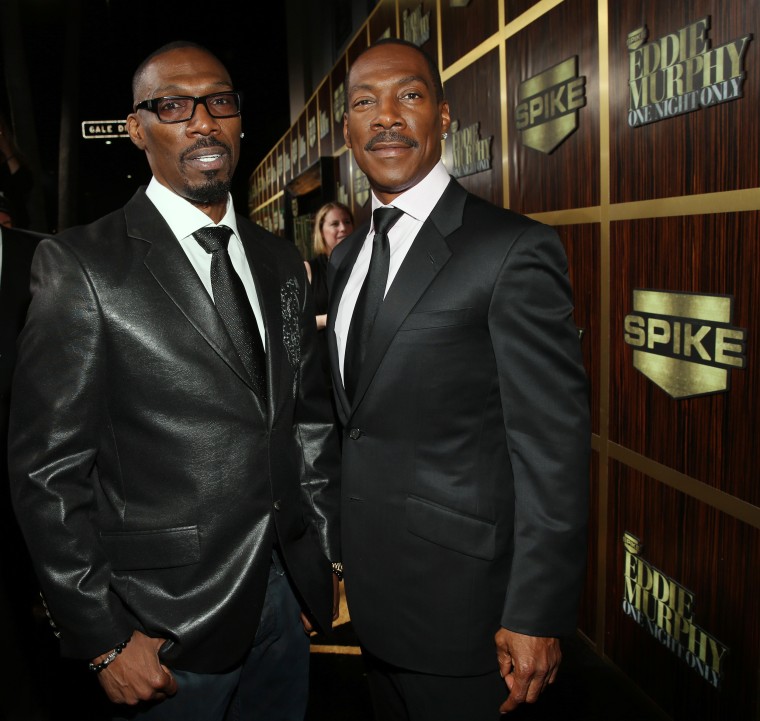 Image: Charlie Murphy and his brother Eddie Murphy