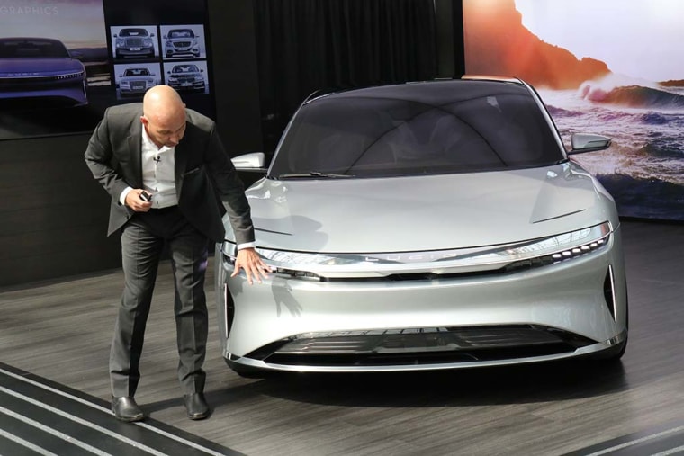 The Lucid Air is part of "an absolute revolution on the horizon," said Derek Jenkins, the company's chief designer.