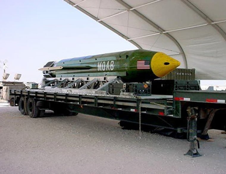Image: GBU-43/B Massive Ordnance Air Blast bomb