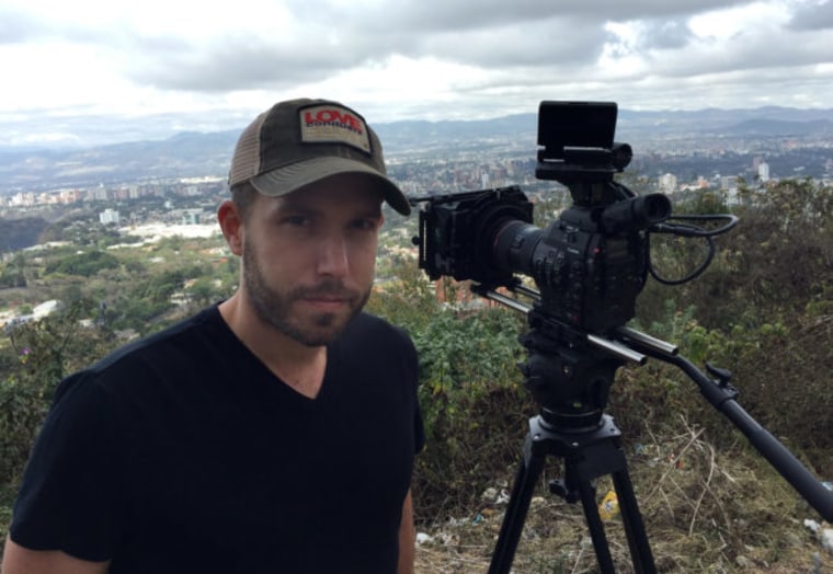 Director Ryan Suffern in Guatemala during the filming of "Finding Oscar."