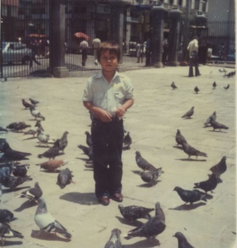 Oscar Ramirez as a young boy in Guatemala.