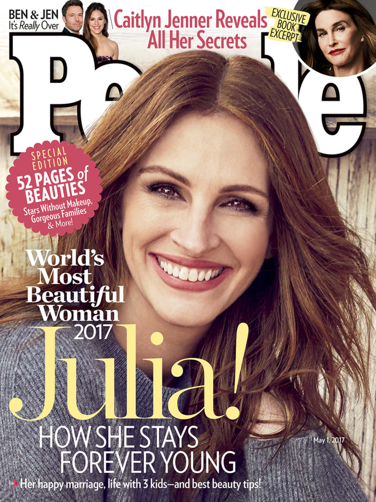 Julia Roberts is People's Most Beautiful Woman for 5th time
