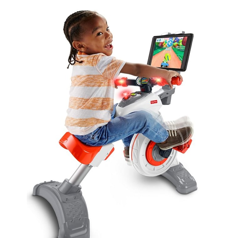 Fisher price ride shop and learn bike