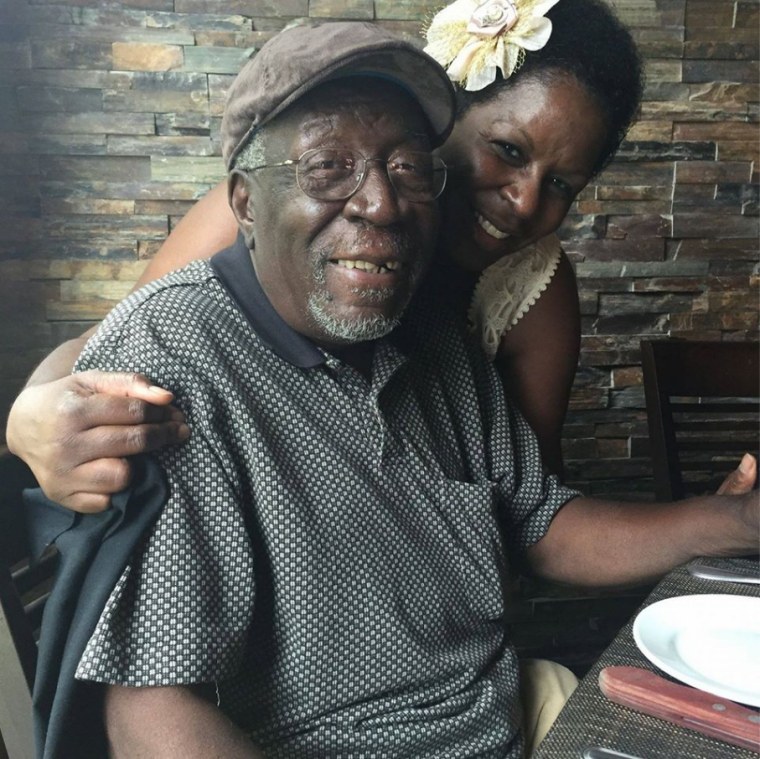 Image: Robert Godwin, pictured here with his daughter Debbie.