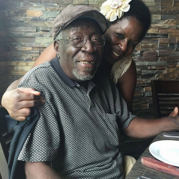 Image: Robert Godwin, pictured here with his daughter Debbie