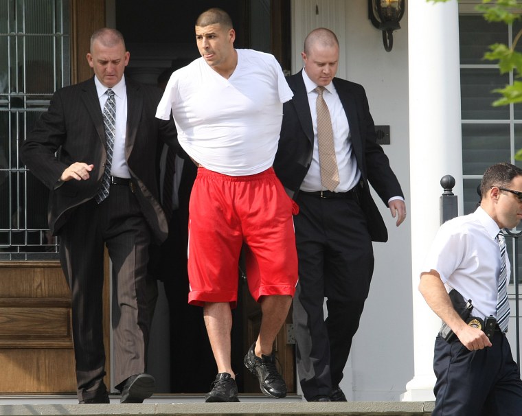 Image: Arrest Of New England Patriots Player Aaron Hernandez