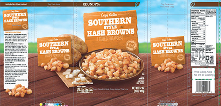 Image: Harris Teeter Brand Frozen Southern Style Hash Browns.