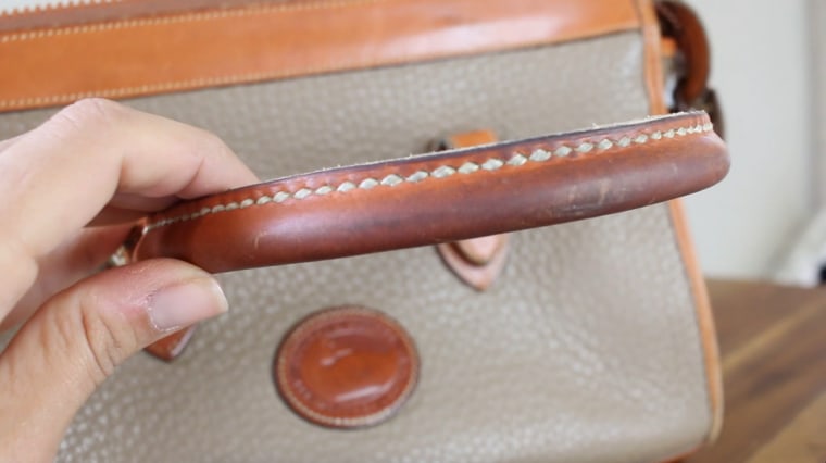 Leather handbag restore
