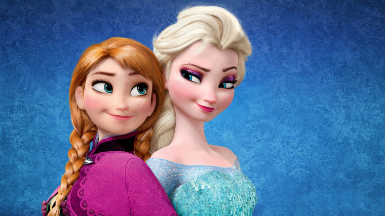 "Frozen" sisters Anna and Elsa