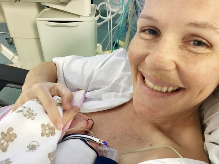 Amy Sadgrove holds baby Jack, whose nickname was "Jack Sparrow." 