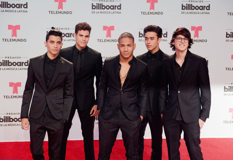 CNCO Billboard Latin Music Awards - Arrivals