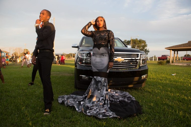 Black Lives Matter Inspired Prom Dress