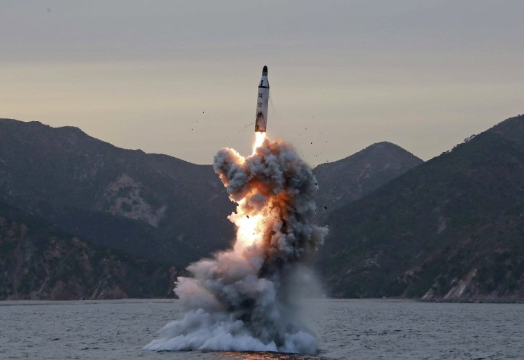 Image: North Korea attempts a missile launch - South Korean military