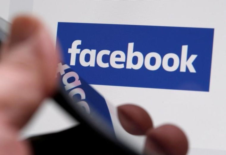 FILE PHOTO: The Facebook logo is displayed on the company's website in an illustration photo taken in Bordeaux, France