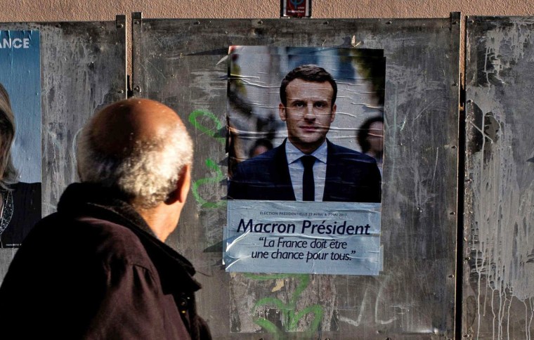 Image: Macron poster