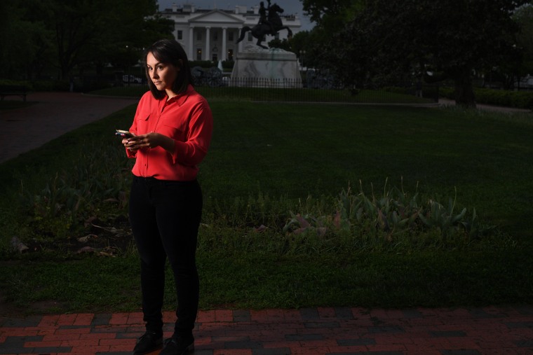 Image: NBC News reporter Ali Vitali has been covering President Donald Trump since he launched his campaign for the presidency.