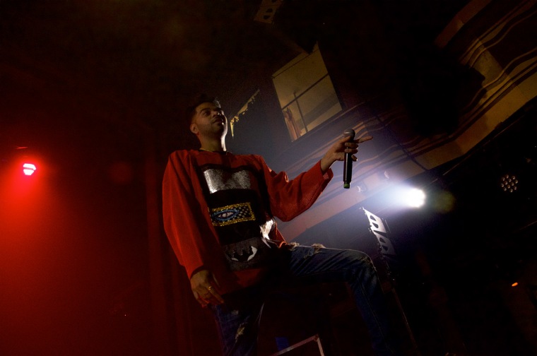 Rapper Anik Khan performs at a show in New York City's Webster Hall