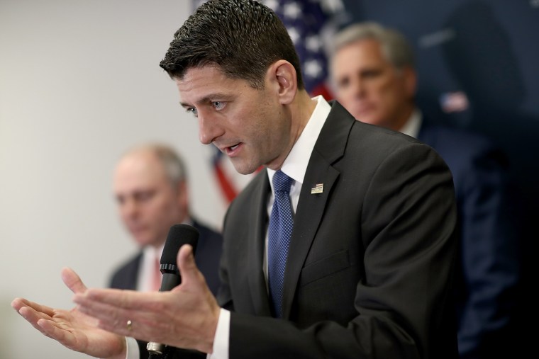 Image: House Speaker Paul Ryan Speaks To Media After House GOP Conference Meeting