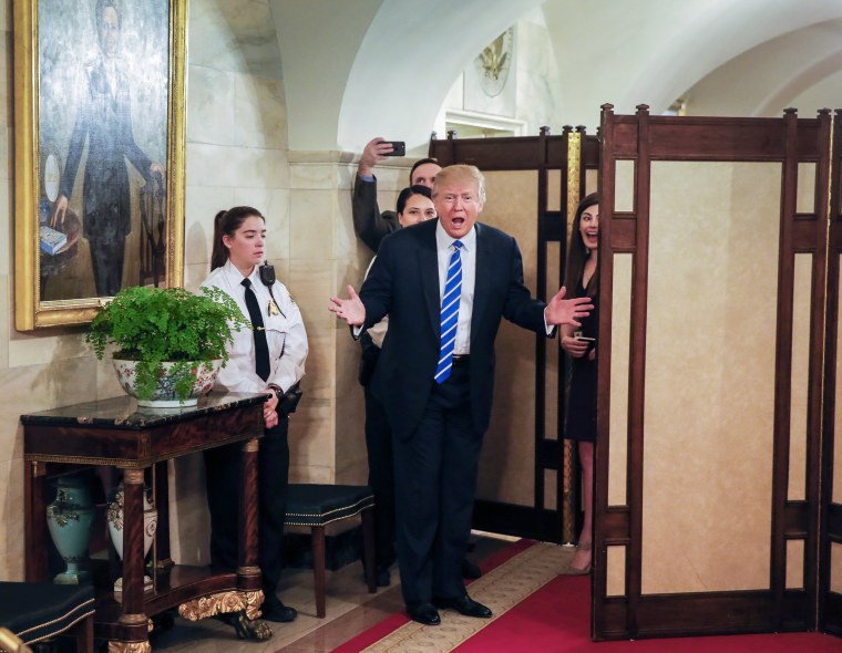 Image: President Trump at the White House in Washington, DC, USA