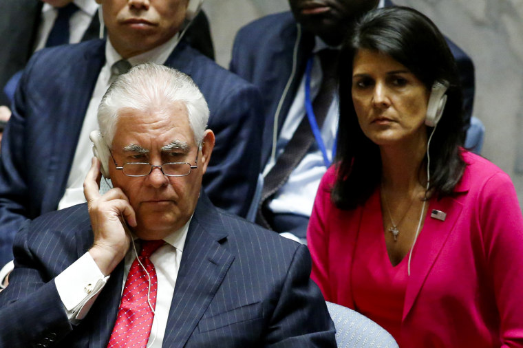 Image: Rex Tillerson Chairs UN Security Council Meeting On Nonproliferation Of North Korea