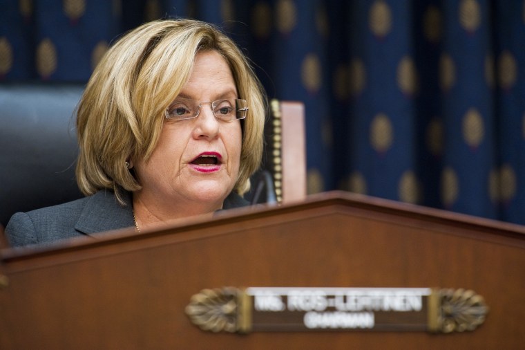 Image: Chairwoman Ileana Ros-Lehtinen, R-Fla., during a House Foreign Affairs hearing.