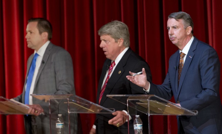 Image: Corey Stewart, Frank Wagner, Ed Gillespie