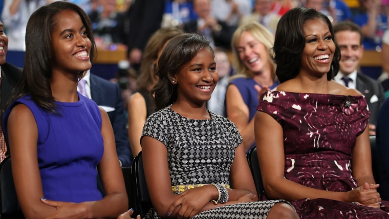 Michelle Obama and daughters Malia and Sasha