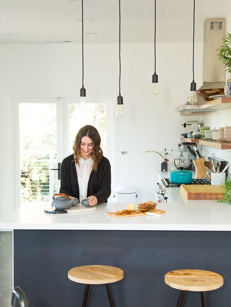 Foken in her kitchen