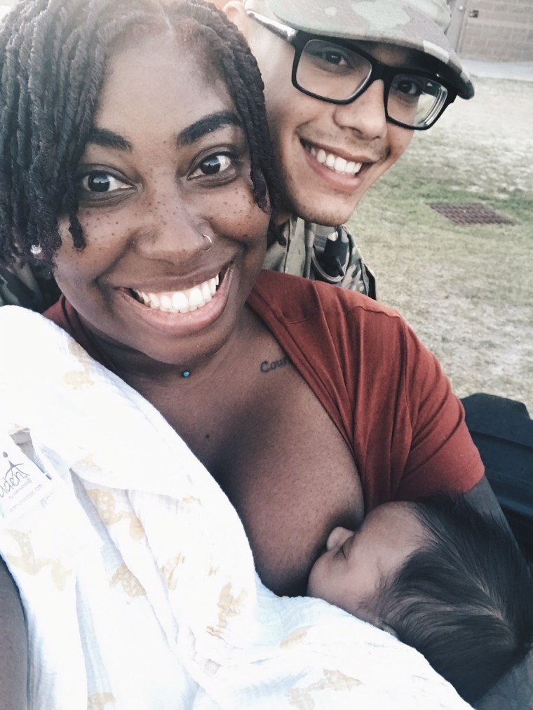 Breastfeeding mom