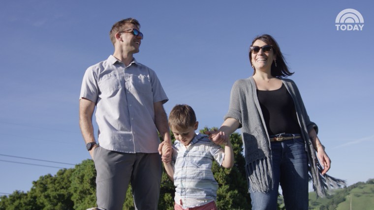 Giulia Lukach, Mark and their son. "Mental illness is just a part of who someone is," Mark told TODAY. "When we first learned about her illness, I actually had the thought this is a different Giulia. How faulty is that thinking? Just because it's a state of mind that I can't relate to and have never experienced, doesn't make her any less Giulia. She is still the woman I love and I love all of her."