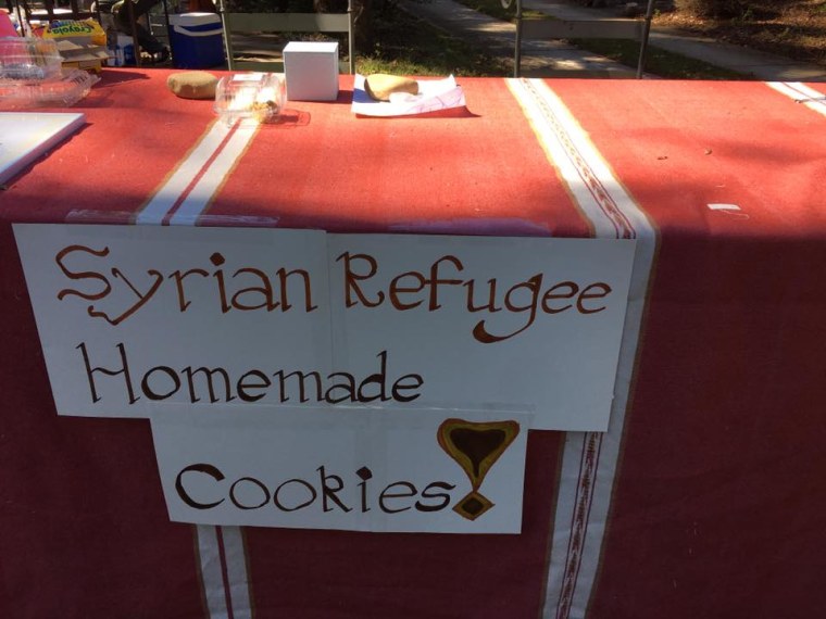 At the urging of her friends, Ruwaida baked 45 dozen cookies to sell at a local music festival. Her cookies sold out before the first band played.